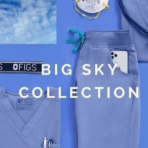 FIGS SCRUB SET - limited edition BIG SKY